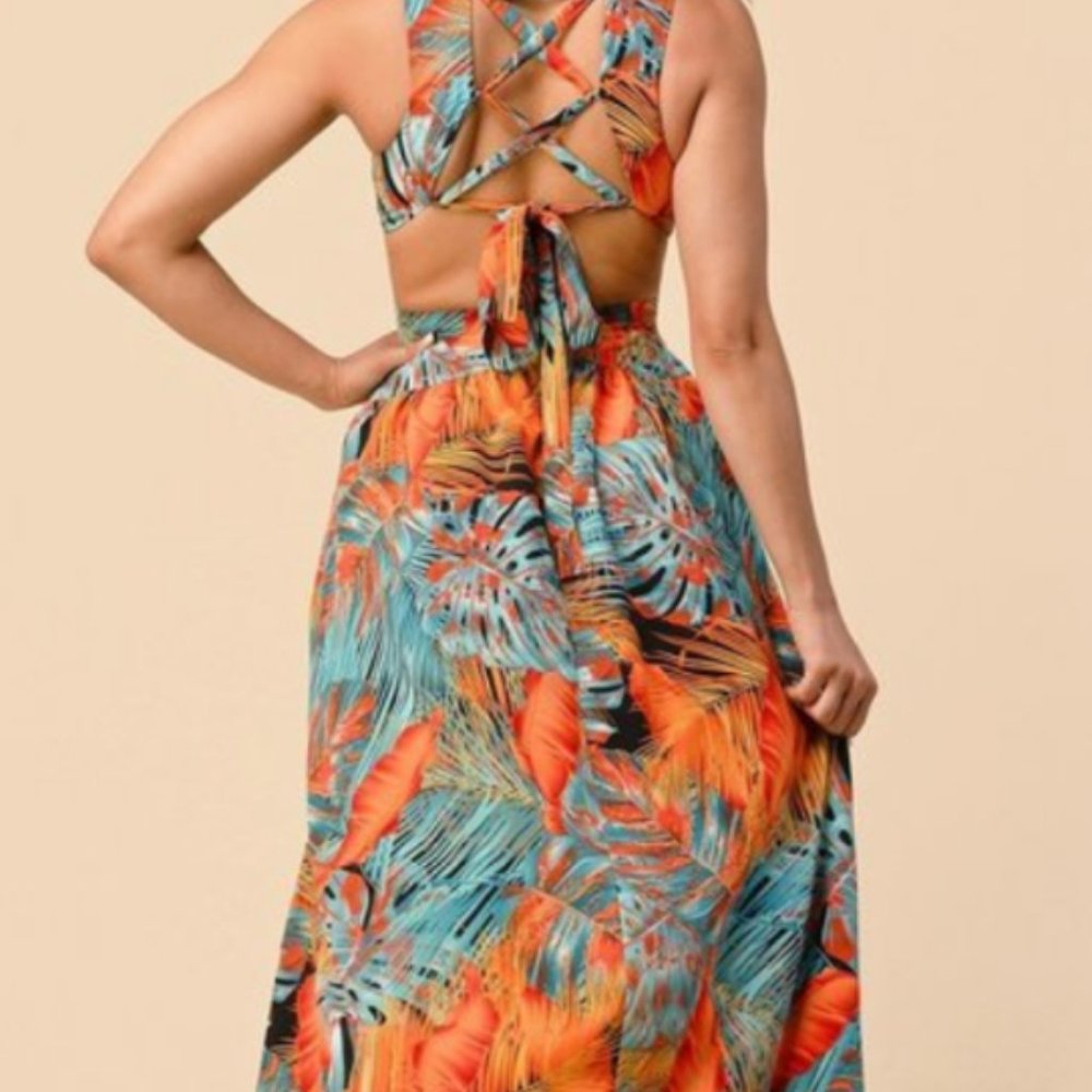 Tropical Maxi Dress - Picture 4 of 6